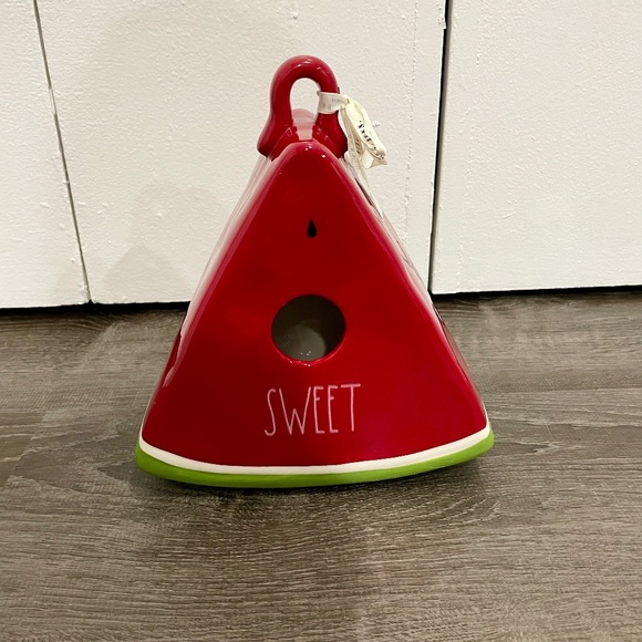 Rae Dunn Accents Nwt Rae Dunn Watermelon Bird House Poshmark